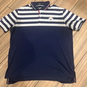 RLX Ralph Lauren 2018 U.S. Ryder Cup Golf Polo Shirt Wicking Men's
